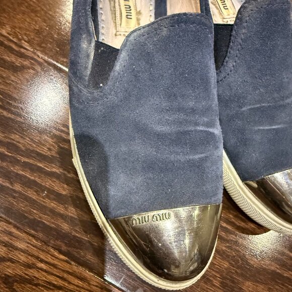 Miu Miu Suede Flats - Picture 2 of 6